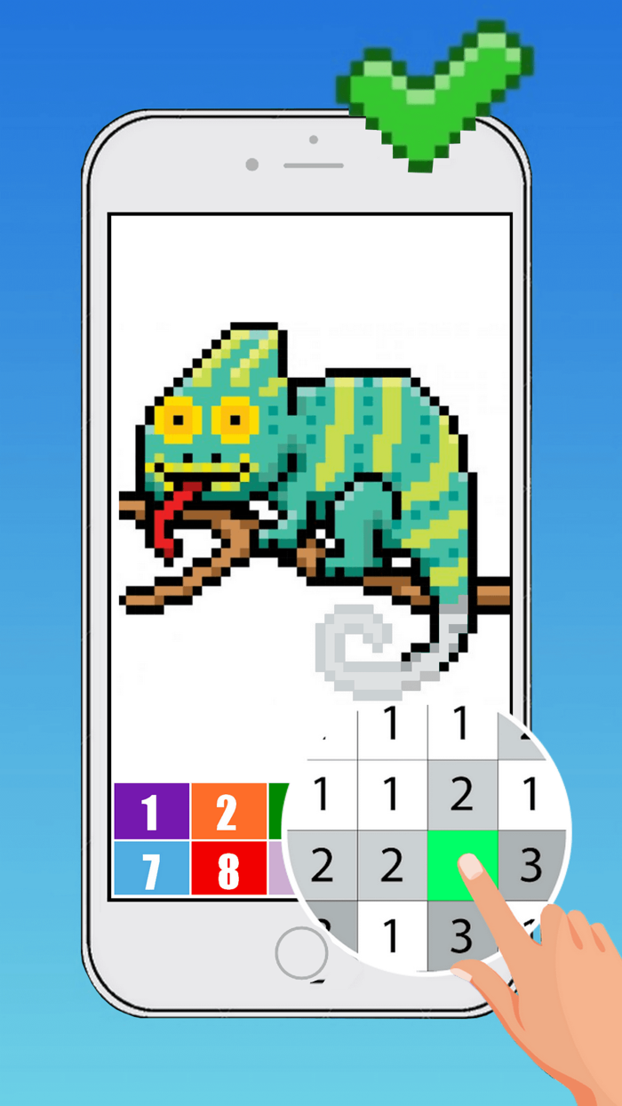 Pet Coloring Book - Pixel Art