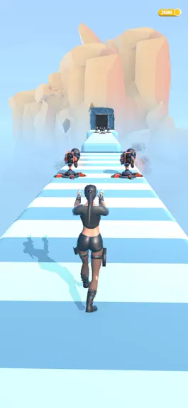 Game screenshot Gun Rush Runner apk