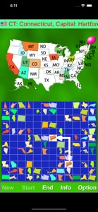 Map Solitaire USA by SZY screenshot #3 for iPhone