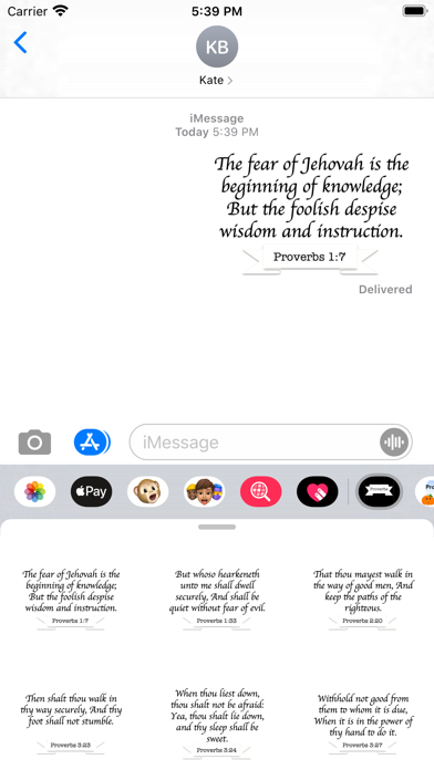 Proverbs Stickers Screenshot