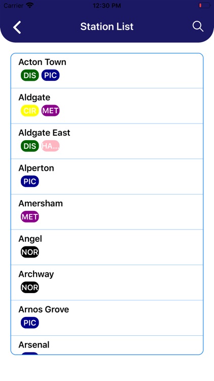 London Tube - Underground Map