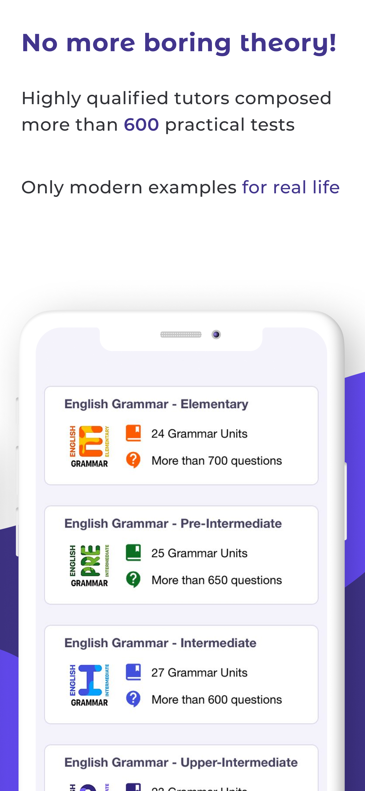 Study English grammar Test use