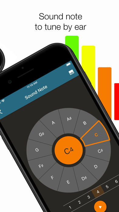 Pitched Tuner - Tuning App screenshot 3