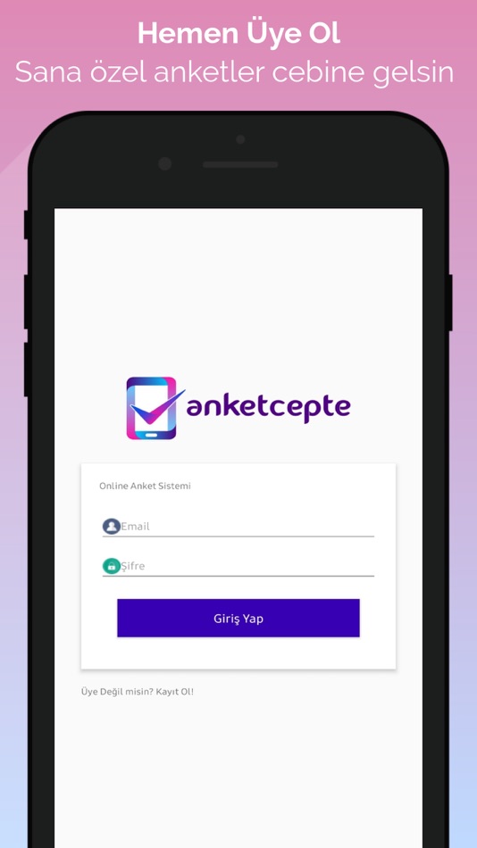 #1. Anket Cepte (iOS) Podle: Besim Vatan