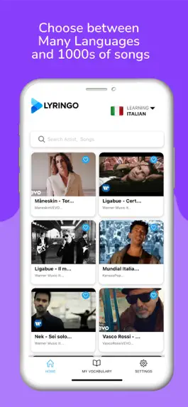 Game screenshot Lyringo: Learn with Lyrics apk