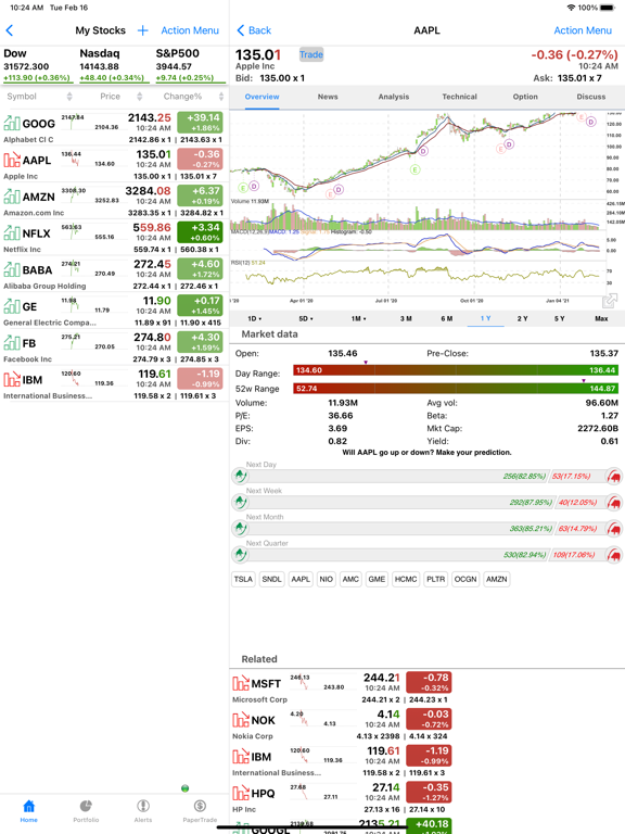 Screenshot #5 pour Stocks Pro : Real-time stock