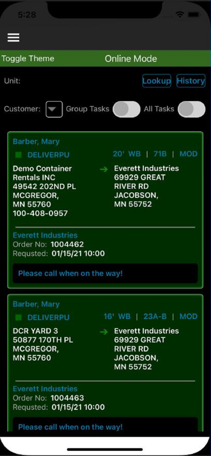 OmniView Mobile Dispatch