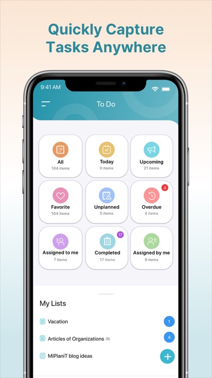 MiPlaniT To Do Lists & Tasks screenshot-6