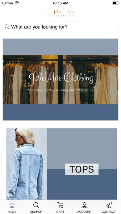 Jolie Mae Clothing Screenshot