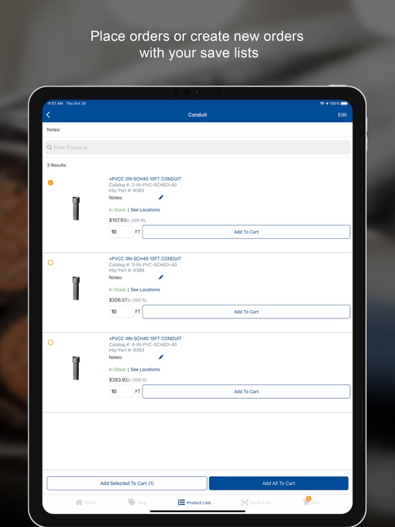 Irby Utilities iPad screenshot 4 - Business app