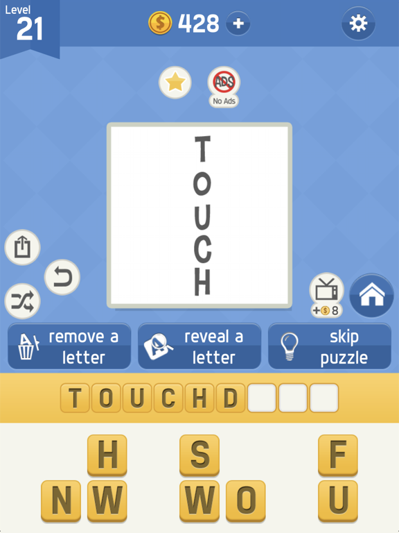 Screenshot #5 pour Challenging Games: Word Puzzle