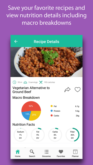 Healthy Recipes & Meals Screenshot
