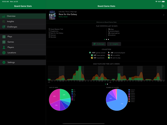 Board Game Stats iPad app afbeelding 9