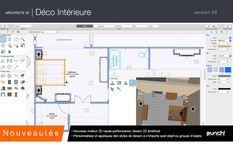 Screenshot #1 pour Architecte 3D Déco Intérieure