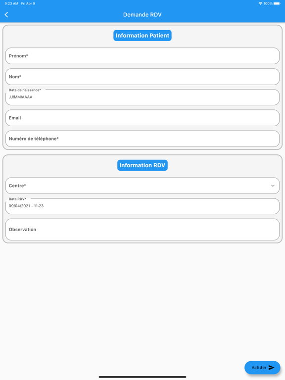 Screenshot #6 pour Clinisys patient mobile