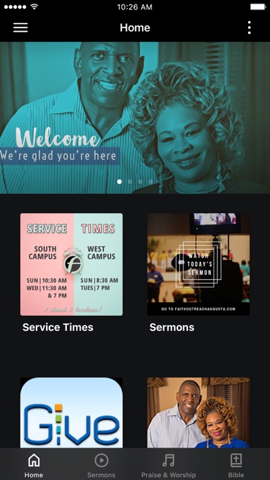 Faith Outreach Church Augusta Screenshot