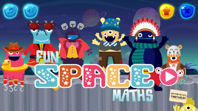 Fun Space Math Multiplication Screenshot