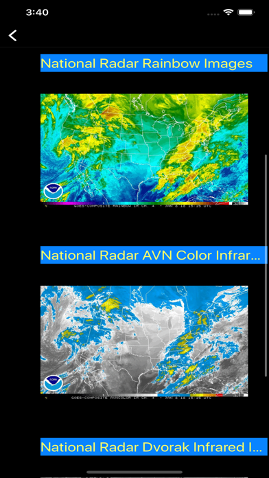 US NOAA Radars 3D Pro Screenshot
