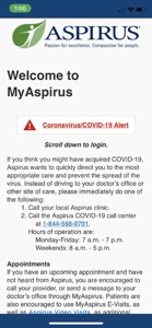 MyAspirus screenshot #1 for iPhone