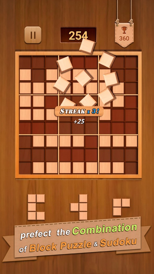 #4. woody - block puzzle games (iOS) 由: 静依 吴