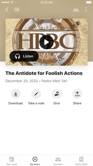 High Point Baptist Church Screenshot