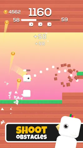 Game screenshot Square Bird - Flappy Chicken hack