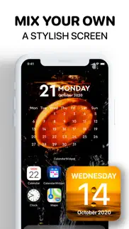 How to cancel & delete calendar widget for iphone 3