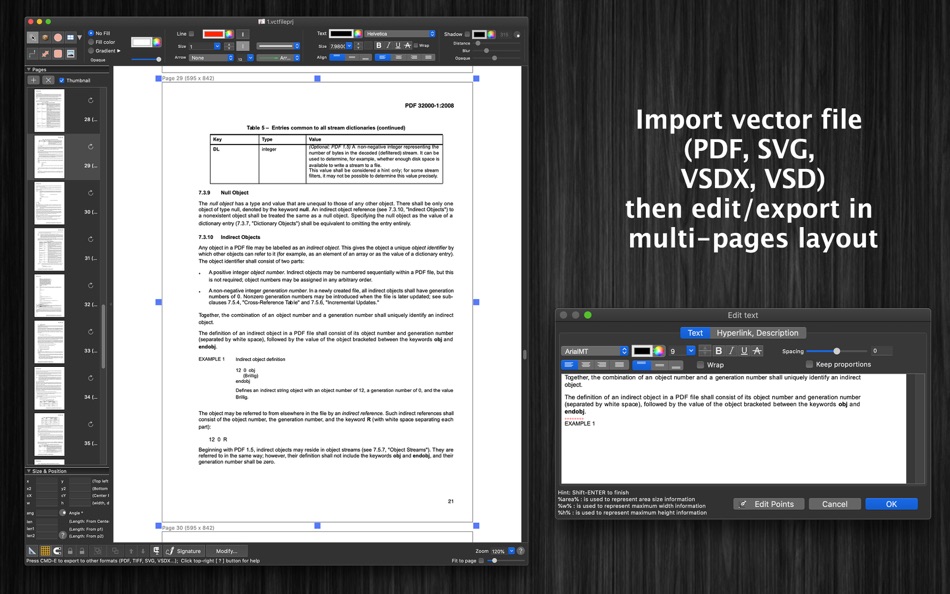 PDF Vsdx Editor - 2.1 - (macOS)