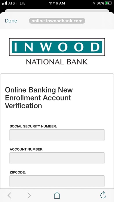 Inwood Bank Mobile Banking Screenshot