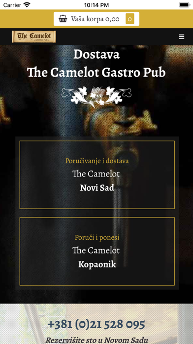 The Camelot - Dostava Screenshot