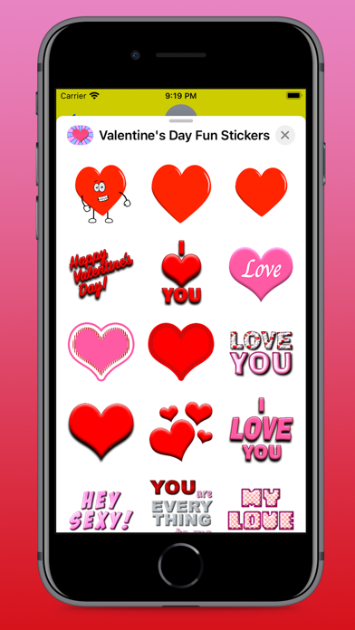 Valentine's Day Fun Stickersのおすすめ画像1