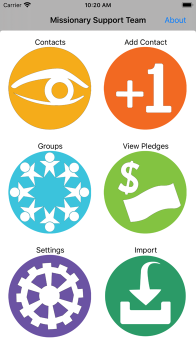 Missionary Support Team Screenshot