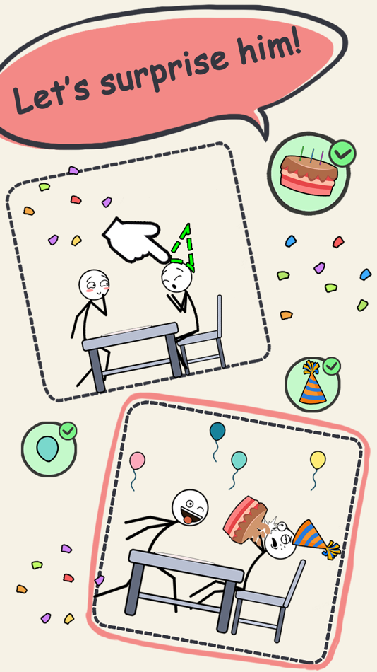 #3. Draw Puzzle 3: missing part (iOS) By: Mai Chan