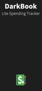 DarkBook:Lite Spending Tracker screenshot #2 for iPhone