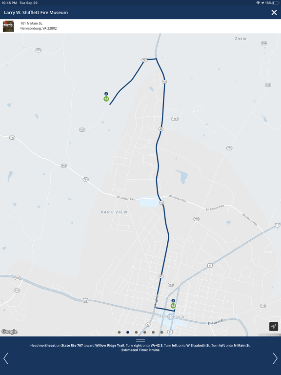 Visit Harrisonburg VA! iPad screenshot 10 - Travel app