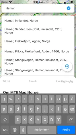 Game screenshot MTBMap Norge hack