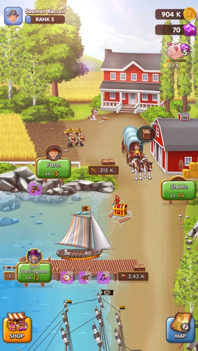 Pocket Ships Idle Tap Empire Screenshot