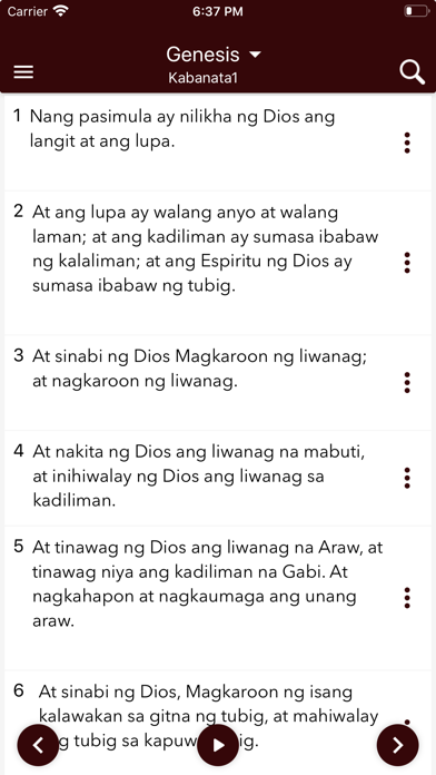 Screenshot #1 pour Ang Bibliya - Filipino