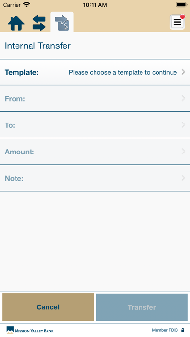 Mission Valley Bank Business Screenshot
