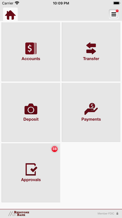 Redstone Bank Business Screenshot