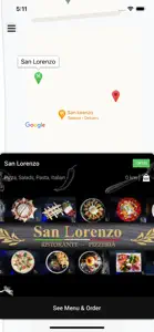 SanLorenzo Restaurant Pizzeria screenshot #2 for iPhone