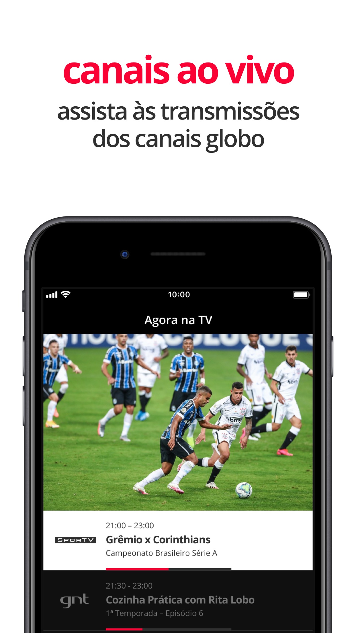 Screenshot do app Globoplay