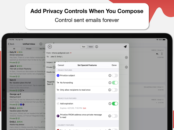 EPRIVO Mail - Encrypted Email