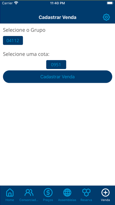 Consórcio Librelato Screenshot