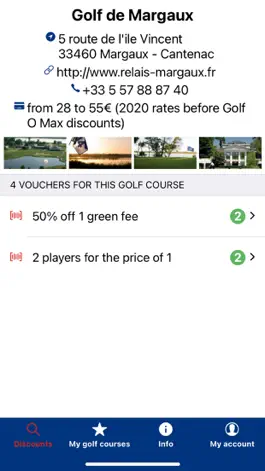 Game screenshot Golfomax – Discounts golf hack