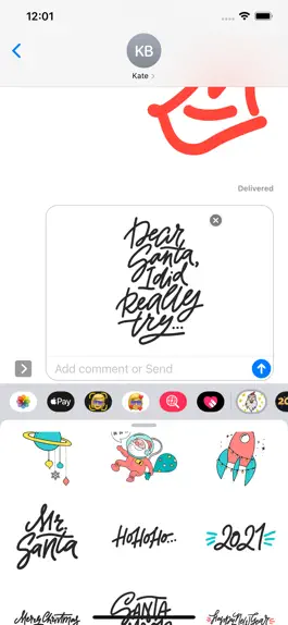 Game screenshot Naughty Christmas stickers mod apk