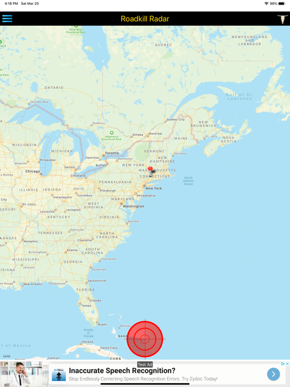 Screenshot #4 pour Roadkill Radar