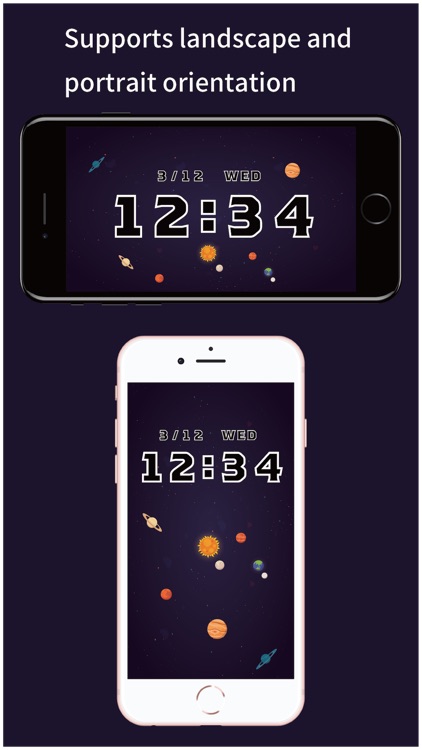 Space Clock -digital clock-