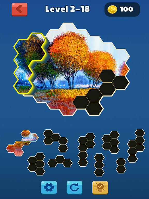 Screenshot #4 pour Hexa Jigsaw Collection HD