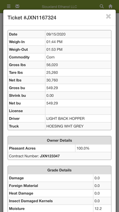 Siouxland Ethanol LLC Screenshot